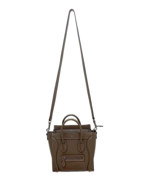 CELINE（セリーヌ）CELINE (セリーヌ) ラゲージ ナノ グレージュ サイズ:ナノの古着・服飾アイテム