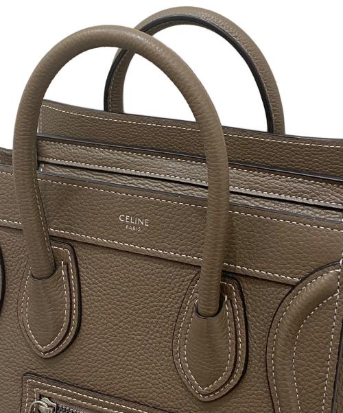 CELINE（セリーヌ）CELINE (セリーヌ) ラゲージ ナノ グレージュ サイズ:ナノの古着・服飾アイテム