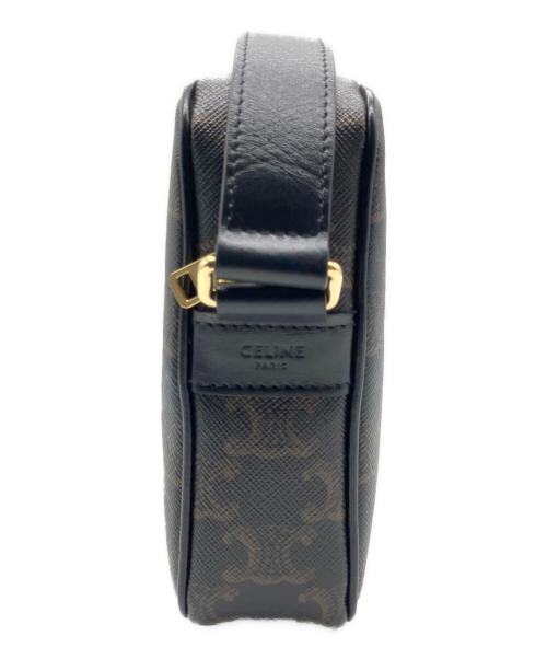 CELINE（セリーヌ）CELINE (セリーヌ) ミディアムメッセンジャーショルダーバッグ ブラウンの古着・服飾アイテム