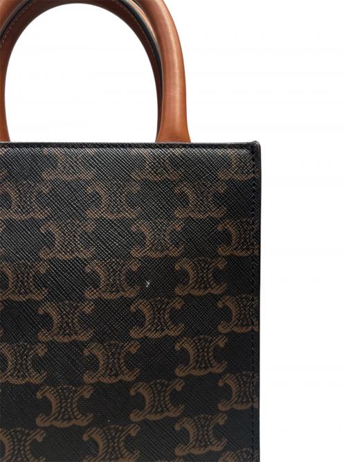 CELINE（セリーヌ）CELINE (セリーヌ) バーティカルカバ ミニ ブラウン サイズ:ミニの古着・服飾アイテム