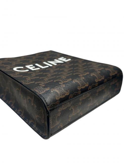 CELINE（セリーヌ）CELINE (セリーヌ) バーティカルカバ ミニ ブラウン サイズ:ミニの古着・服飾アイテム