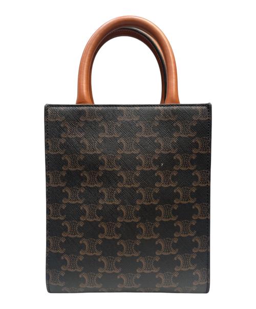 CELINE（セリーヌ）CELINE (セリーヌ) ミニバーティカルカバ ブラウン サイズ:ミニの古着・服飾アイテム