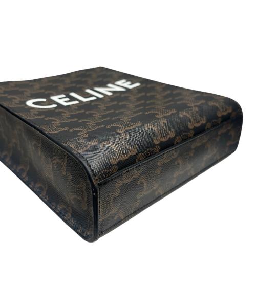 CELINE（セリーヌ）CELINE (セリーヌ) ミニバーティカルカバ ブラウン サイズ:ミニの古着・服飾アイテム