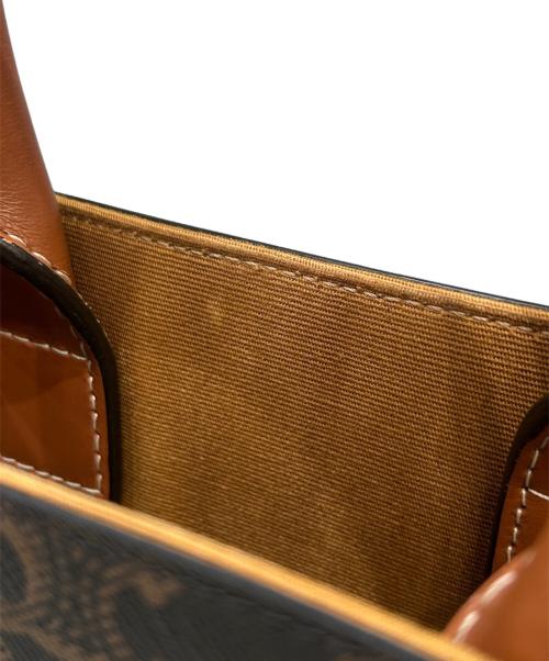 CELINE（セリーヌ）CELINE (セリーヌ) ミニバーティカルカバ ブラウン サイズ:ミニの古着・服飾アイテム