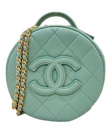 CHANEL（シャネル）の古着「バニティチェーンショルダーバッグ」｜ライトグリーン