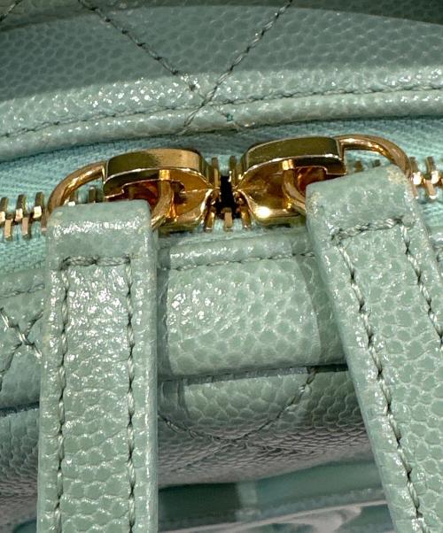 CHANEL（シャネル）CHANEL (シャネル) バニティチェーンショルダーバッグ ライトグリーンの古着・服飾アイテム