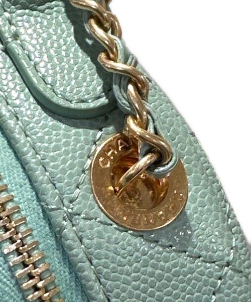 CHANEL（シャネル）CHANEL (シャネル) バニティチェーンショルダーバッグ ライトグリーンの古着・服飾アイテム