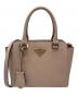 PRADA（プラダ）の古着「SAFFIANO SOFT C 2WAYバッグ」｜ベージュ