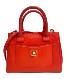 CHANEL（シャネル）の古着「ネオエグゼクティブ2WAYバッグ」｜レッド