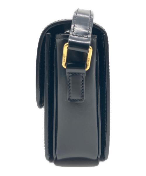 CELINE（セリーヌ）CELINE (セリーヌ) ティーン トリオンフバッグ ブラック×ゴールド金具の古着・服飾アイテム