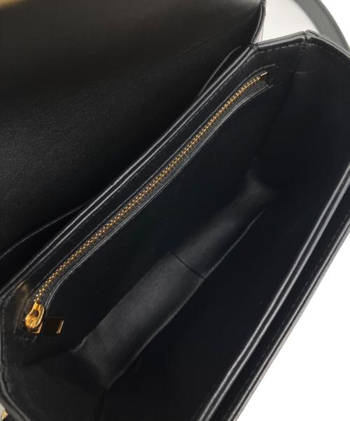 CELINE（セリーヌ）CELINE (セリーヌ) ティーン トリオンフバッグ ブラック×ゴールド金具の古着・服飾アイテム