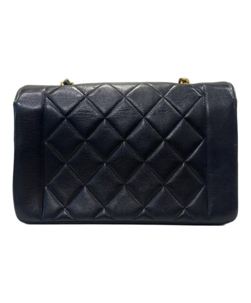 CHANEL（シャネル）CHANEL (シャネル) ダイアナフラップチェーンショルダーバッグ ブラックの古着・服飾アイテム