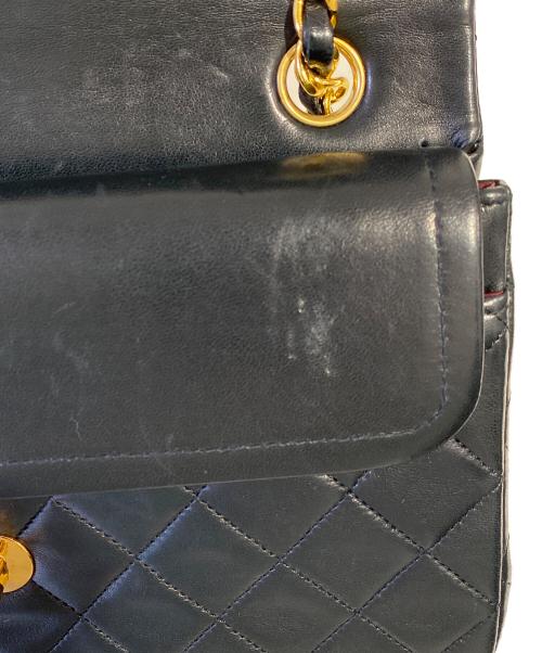 CHANEL（シャネル）CHANEL (シャネル) マトラッセ23 Wフラップチェーンショルダーバッグ ブラック サイズ:23の古着・服飾アイテム