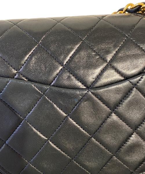 CHANEL（シャネル）CHANEL (シャネル) マトラッセ23 Wフラップチェーンショルダーバッグ ブラック サイズ:23の古着・服飾アイテム
