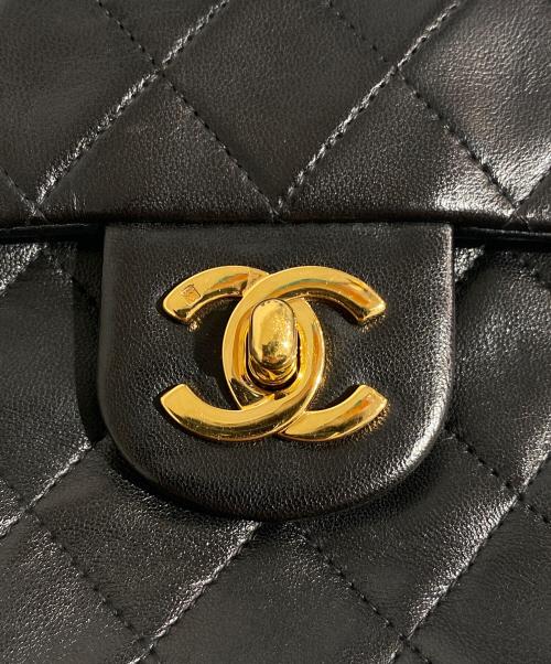 CHANEL（シャネル）CHANEL (シャネル) ミニマトラッセ チェーンショルダーバッグ ブラックの古着・服飾アイテム