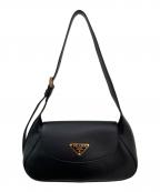 PRADAプラダ）の古着「PATTINA SHOULDER BAG」｜ブラック