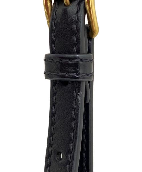 MIU MIU（ミュウミュウ）MIU MIU (ミュウミュウ) ホーボー2WAYバッグ ブラックの古着・服飾アイテム