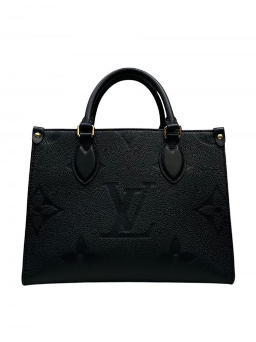 LOUIS VUITTON（ルイ ヴィトン）LOUIS VUITTON (ルイ ヴィトン) オンザゴー PM  ノワール サイズ:PMの古着・服飾アイテム