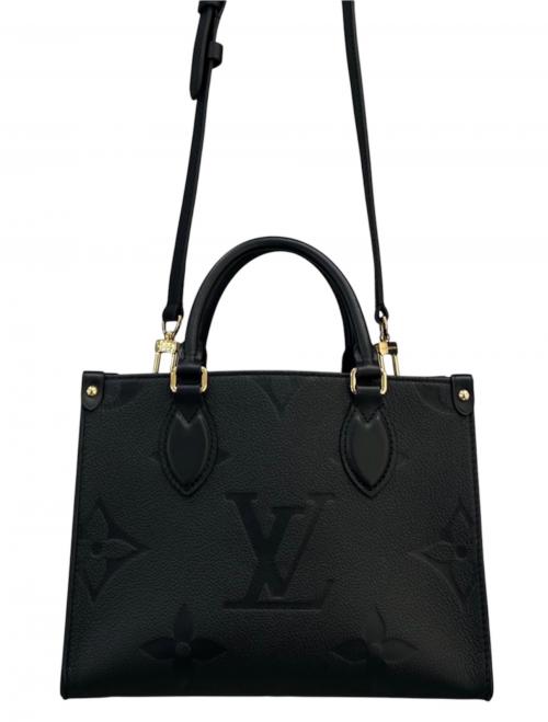 LOUIS VUITTON（ルイ ヴィトン）LOUIS VUITTON (ルイ ヴィトン) オンザゴー PM  ノワール サイズ:PMの古着・服飾アイテム