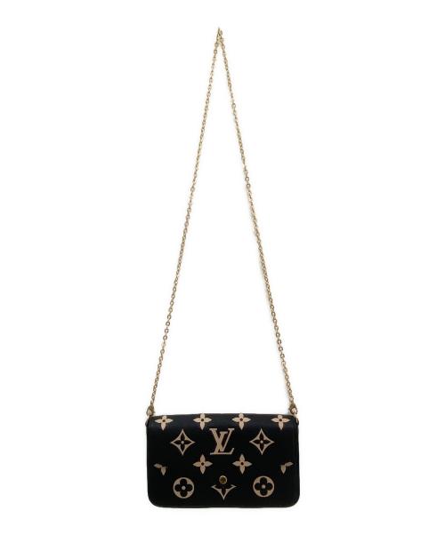 LOUIS VUITTON（ルイ ヴィトン）LOUIS VUITTON (ルイ ヴィトン) ポシェット・フェリシー ブラックの古着・服飾アイテム