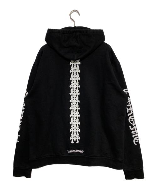 CHROME HEARTS（クロムハーツ）CHROME HEARTS (クロムハーツ) セメタリークロスパーカー ブラック サイズ:Lの古着・服飾アイテム