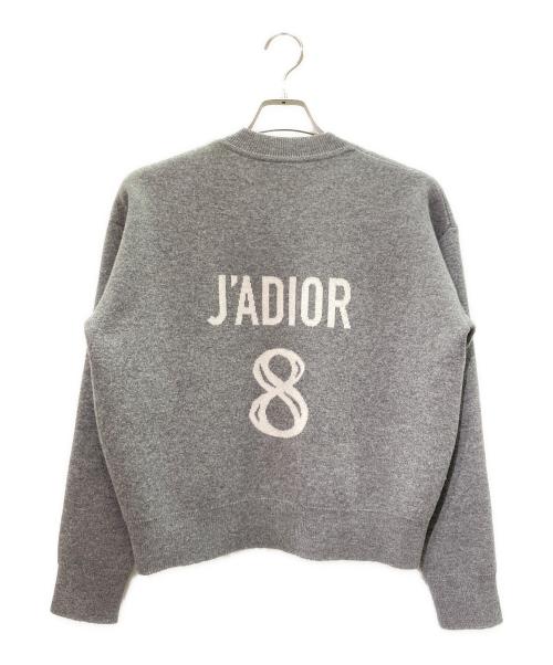 Christian Dior（クリスチャン ディオール）Christian Dior (クリスチャン ディオール) J'ADIOR ジャディオール ボクシー セーター グレー サイズ:40の古着・服飾アイテム