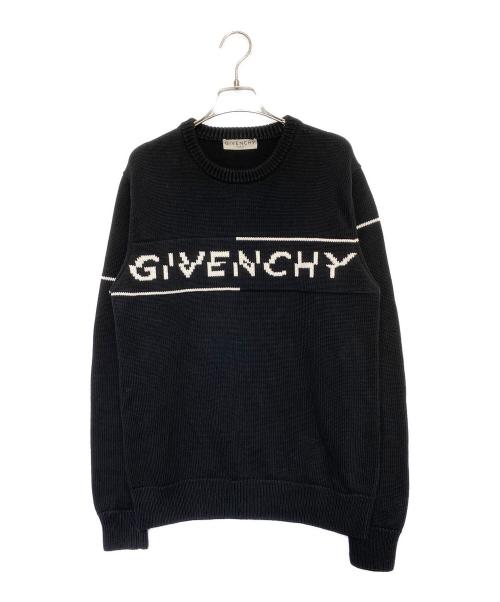 GIVENCHY（ジバンシィ）GIVENCHY (ジバンシィ) ロゴニット ブラック サイズ:Mの古着・服飾アイテム