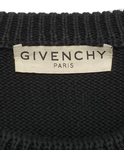 GIVENCHY（ジバンシィ）GIVENCHY (ジバンシィ) ロゴニット ブラック サイズ:Mの古着・服飾アイテム