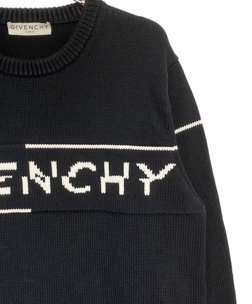 GIVENCHY（ジバンシィ）GIVENCHY (ジバンシィ) ロゴニット ブラック サイズ:Mの古着・服飾アイテム