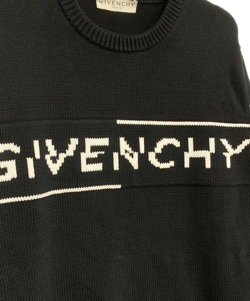 GIVENCHY（ジバンシィ）GIVENCHY (ジバンシィ) ロゴニット ブラック サイズ:Mの古着・服飾アイテム