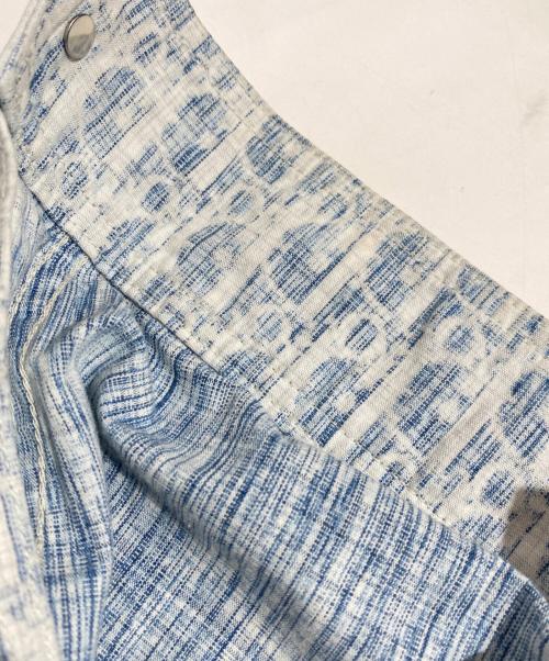 Dior（ディオール）Dior (ディオール) オブリークデニムシャツ ブルー×ホワイト サイズ:38の古着・服飾アイテム