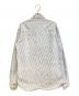 Dior (ディオール) オブリークデニムシャツ ブルー×ホワイト サイズ:38：110000円