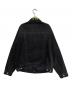 BALENCIAGA (バレンシアガ) カラーロゴデニムジャケット ブラック サイズ:44：78000円