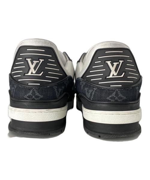 LOUIS VUITTON（ルイ ヴィトン）LOUIS VUITTON (ルイ ヴィトン) LVトレイナーラインスニーカー ホワイト×ブラック サイズ:9の古着・服飾アイテム