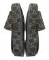 中古・古着 GUCCI (グッチ) GGデニムプラットフォームスライドサンダル ブラック サイズ:37：50000円