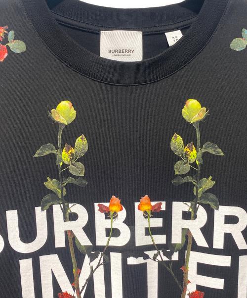 BURBERRY（バーバリー）BURBERRY (バーバリー) リミテッドフラワーロゴTシャツ ブラック サイズ:XSの古着・服飾アイテム