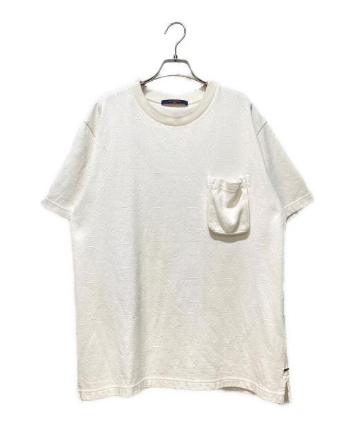LOUIS VUITTON（ルイ ヴィトン）LOUIS VUITTON (ルイ ヴィトン) モノグラム総柄ポケットTシャツ アイボリー サイズ:Lの古着・服飾アイテム