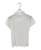 PLEATS PLEASEプリーツプリーズ）の古着「プリーツカットソー」｜ホワイト