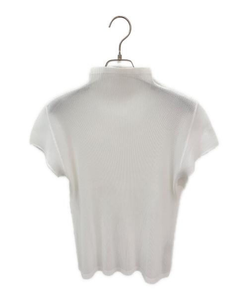 PLEATS PLEASE（プリーツプリーズ）PLEATS PLEASE (プリーツプリーズ) プリーツカットソー ホワイト サイズ:3の古着・服飾アイテム