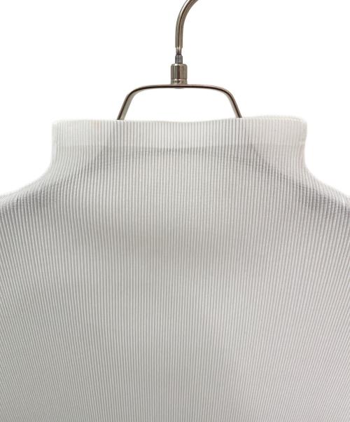 PLEATS PLEASE（プリーツプリーズ）PLEATS PLEASE (プリーツプリーズ) プリーツカットソー ホワイト サイズ:3の古着・服飾アイテム