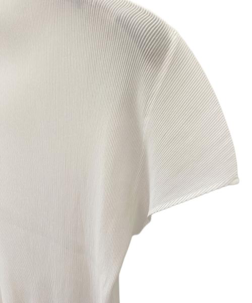 PLEATS PLEASE（プリーツプリーズ）PLEATS PLEASE (プリーツプリーズ) プリーツカットソー ホワイト サイズ:3の古着・服飾アイテム