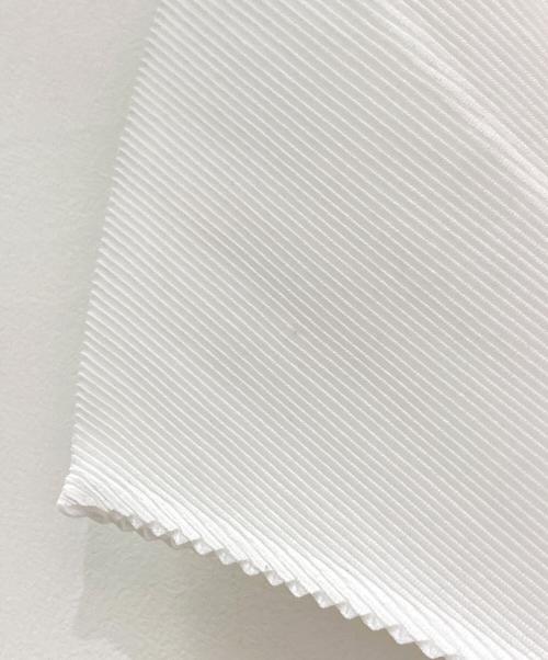 PLEATS PLEASE（プリーツプリーズ）PLEATS PLEASE (プリーツプリーズ) プリーツカットソー ホワイト サイズ:3の古着・服飾アイテム