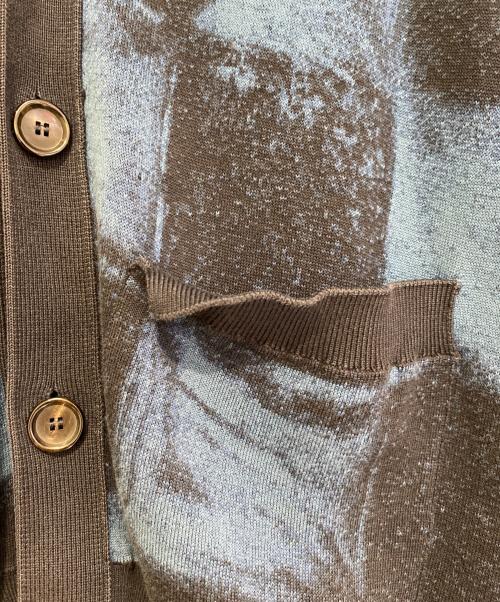 LOUIS VUITTON（ルイ ヴィトン）LOUIS VUITTON (ルイ ヴィトン) 21AW ダミエソルトニットカーディガン ネイビー サイズ:Sの古着・服飾アイテム