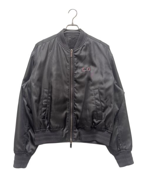 Dior（ディオール）Dior (ディオール) Daniel Arsham (ダニエル・アーシャム) 23SS ×Daniel Arsham FLOWERSボンバージャケット グレー サイズ:50の古着・服飾アイテム