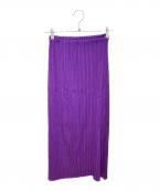 PLEATS PLEASEプリーツプリーズ）の古着「プリーツスカート」｜パープル