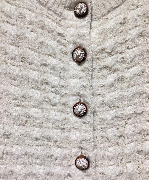 CHANEL（シャネル）CHANEL (シャネル) ツイードカーディガン ベージュ サイズ:38の古着・服飾アイテム