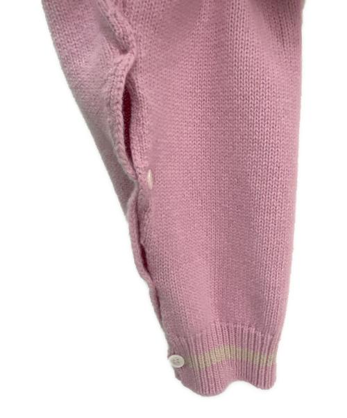 MARNI（マルニ）MARNI (マルニ) ロゴクルーネックセーター ピンク サイズ:40の古着・服飾アイテム