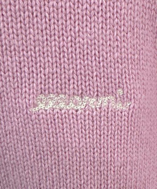 MARNI（マルニ）MARNI (マルニ) ロゴクルーネックセーター ピンク サイズ:40の古着・服飾アイテム