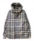 BURBERRYバーバリー）の古着「リバーシブルチェックパーカー」｜グレー