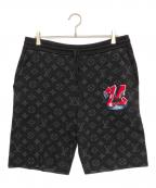 LOUIS VUITTONルイ ヴィトン）の古着「モノグラムニットハーフパンツ」｜ブラック